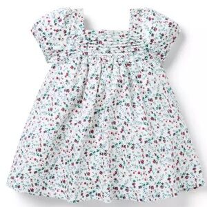 JANIE AND JACK - BABY DITSY FLORAL PUFF SLEEVE DRESS *NWT